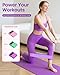 Fuelion Pilates Ring Set for Women, Home Workout Pilates Equipment with Resistance Bands, 14'' Magic Circle, Mini Ball, Pilates Starter Kit for Strength, Toning and Flexibility (Purple, Large-Level3)