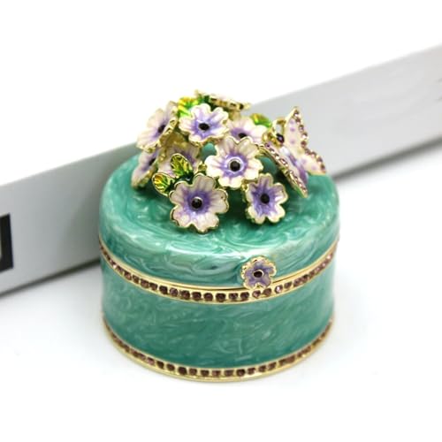 Boîte à bijoux papillon et fleur, le cadeau idéal pour ranger ses colliers - 4