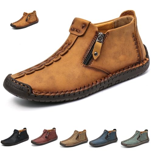 Phanile Mens Walking Shoes,Phanile Mens Shoes, Arch Support & Breathable and Light & Non-Slip