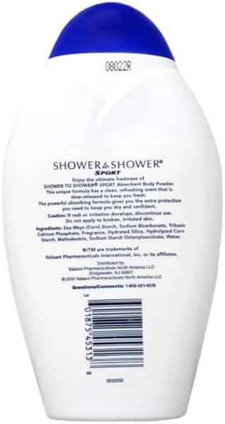 Miniatura 4 de Shower To Shower Polvo deportivo de 13 onzas (paquete de 6)