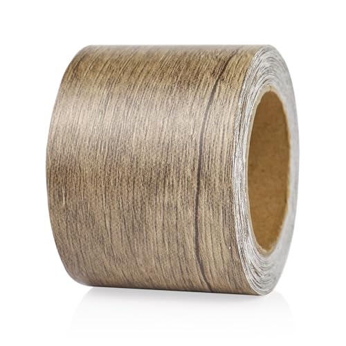BOMEI PACK Ruban de réparation en grain de bois 5cm/10cm*10m–Auto-adhésif, pour meubles, sols, portes, armoires, murs,décoration intérieure et projets de...