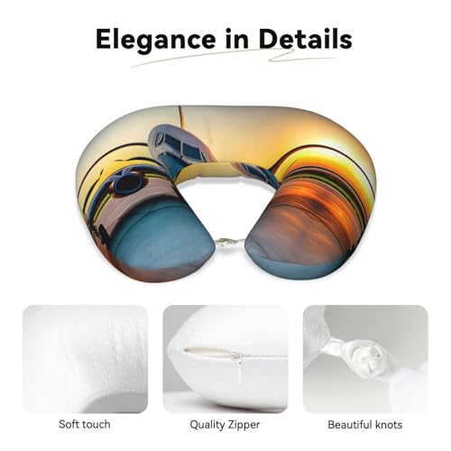 Almohada de Viaje de Espuma Viscoelástica U-Shape miniatura 4