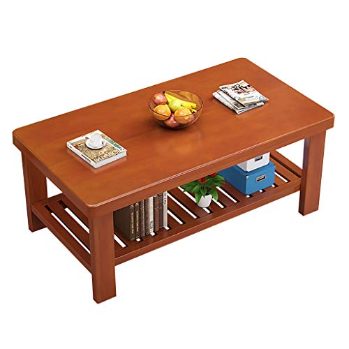 Table basse en bois massif, de petite taille table d'appoint salon/table à manger, deux pin table basse de couleur miel (Size : 60X50X50CM)