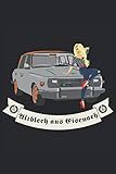  Altblech aus Eisenach: Wartburg DDR, Terminplaner 2020, Kalender, Notizbuch,