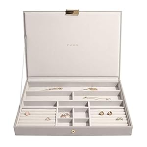 Stackers Taupe Supersize Jewellery Box Lid