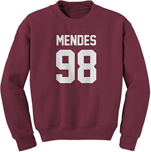 FerociTeesUnisex Mendes 98 Birthday Jersey Crewneck Mens Womens Sweatshirt Sweater