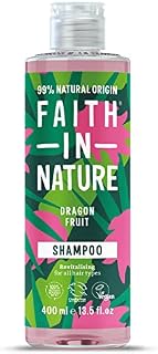 Faith In Nature Natural Dragon Fruit Shampoo, Revitalising, Vegan & Cruelty Free, No SLS or Parabens, for All Hair Types, 400ml