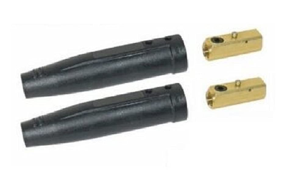 STARTECHWELD Welding Cable Connector 2-MPC-F, 2 Female Ends 1/0-2/0 Twist Lock, 2-MPC-F (2 Pack)