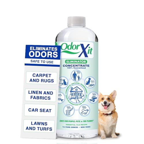 Concentrated Pet Urine Odor Eliminator, Ideal for Cat, Dog Poo and Urine Smell, Versatile & Natural Odor Neutralizer for Home and Outdoor Use, Deodorizer & Absorber, Concentrate, 16oz