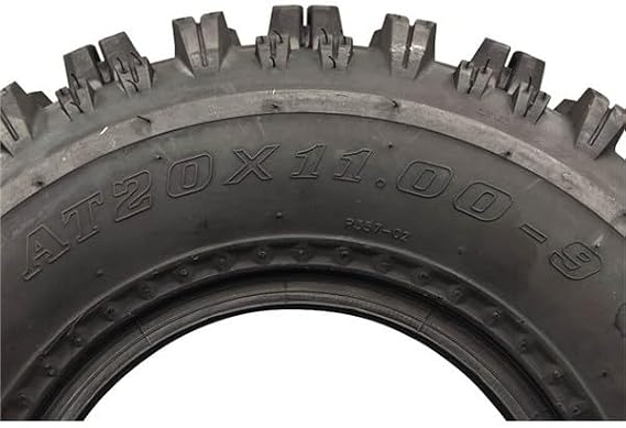 Ocelot P357 ATV Rear Tire 20x11-9 GNCC Holeshot Sport RAZR Style 4-Ply Bias Construction with Non-Directional Tread Pattern For Durability, Grip, and Traction