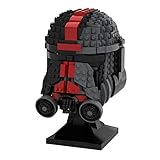 ECUNORC Space Wars Helmet Building Blocks, Sci-fi Wars Helmet Set Sabine Helmet Model, Helmet Building Construction Sets, Collectible Toy for Adults Kids(638 Pcs)