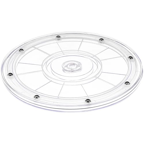 Image of 8 inch Acrylic Clear Lazy Susan Turntable