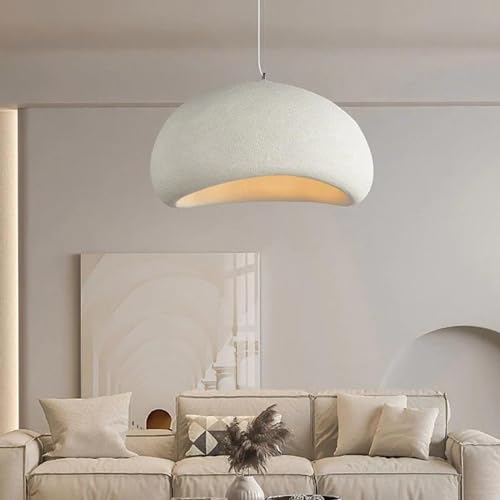 Hausinspo HAUS-01 25.6In Modern Cloud Pendant Light Kitchen Island, Dining Room Chandelier, White Hanging Lamp, E27 Base thumb #9