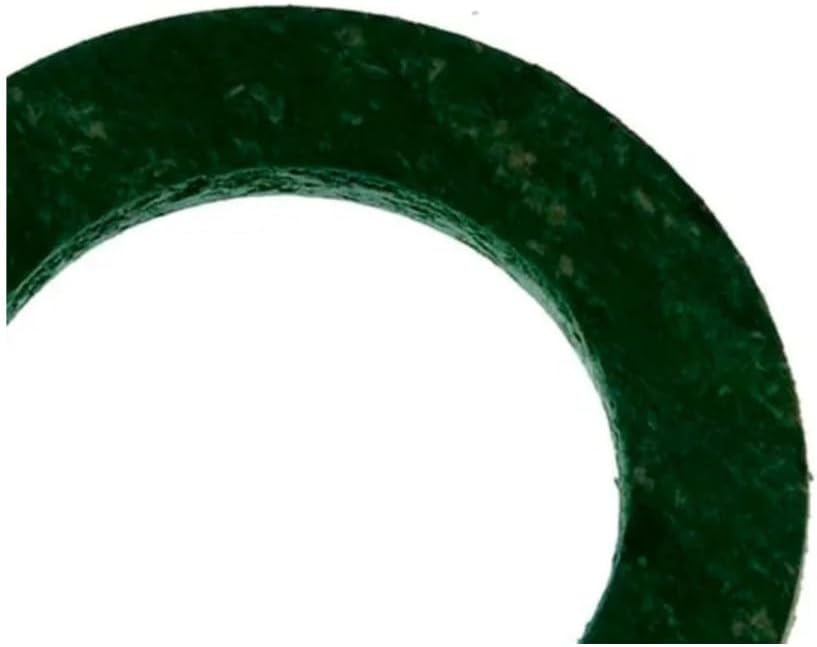 KarParts360 For Toyota Cressida/Supra 1990 1991 1992 Engine Oil Drain Plug Gasket | 25 Pieces | Synthetic Material | Green | 0.71 Inches Inside Diameter | Replacement For 90430-18013, 90430-18023