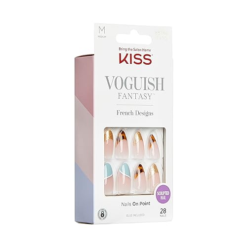 KISS Voguish Fantasy French - Charmante, Multicolor, 30 g (Pack of 1) - Image 3