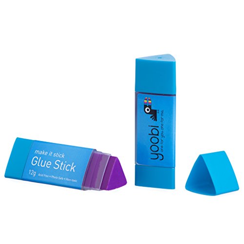 Yoobi Make It Stick Glue Sticks Blue (2 Count)