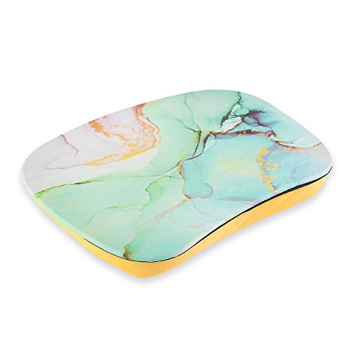 Greatest Product QIELIZI Lap Laptop Desk-Portable Lap Desk with Pillow Cushion,Fits up to 15.6 inch Laptop for Home Office Students Use as Computer Laptop Stand (1-Splash Ink2, Medium - Fits up to 15.6" Laptops)