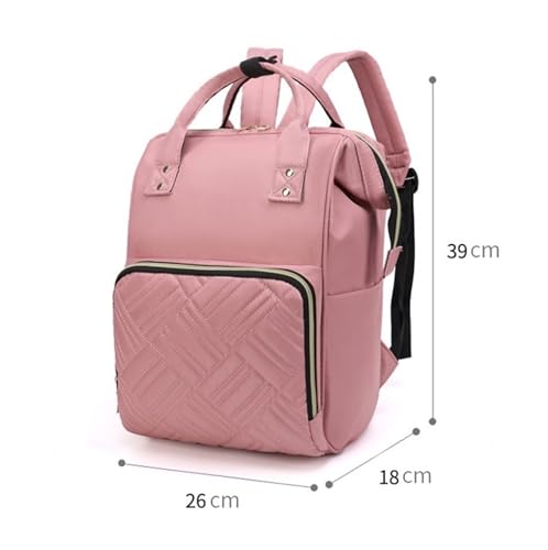 Sac à dos langer grande capacité étanche bleu avec sangle poussette et isolant - 7