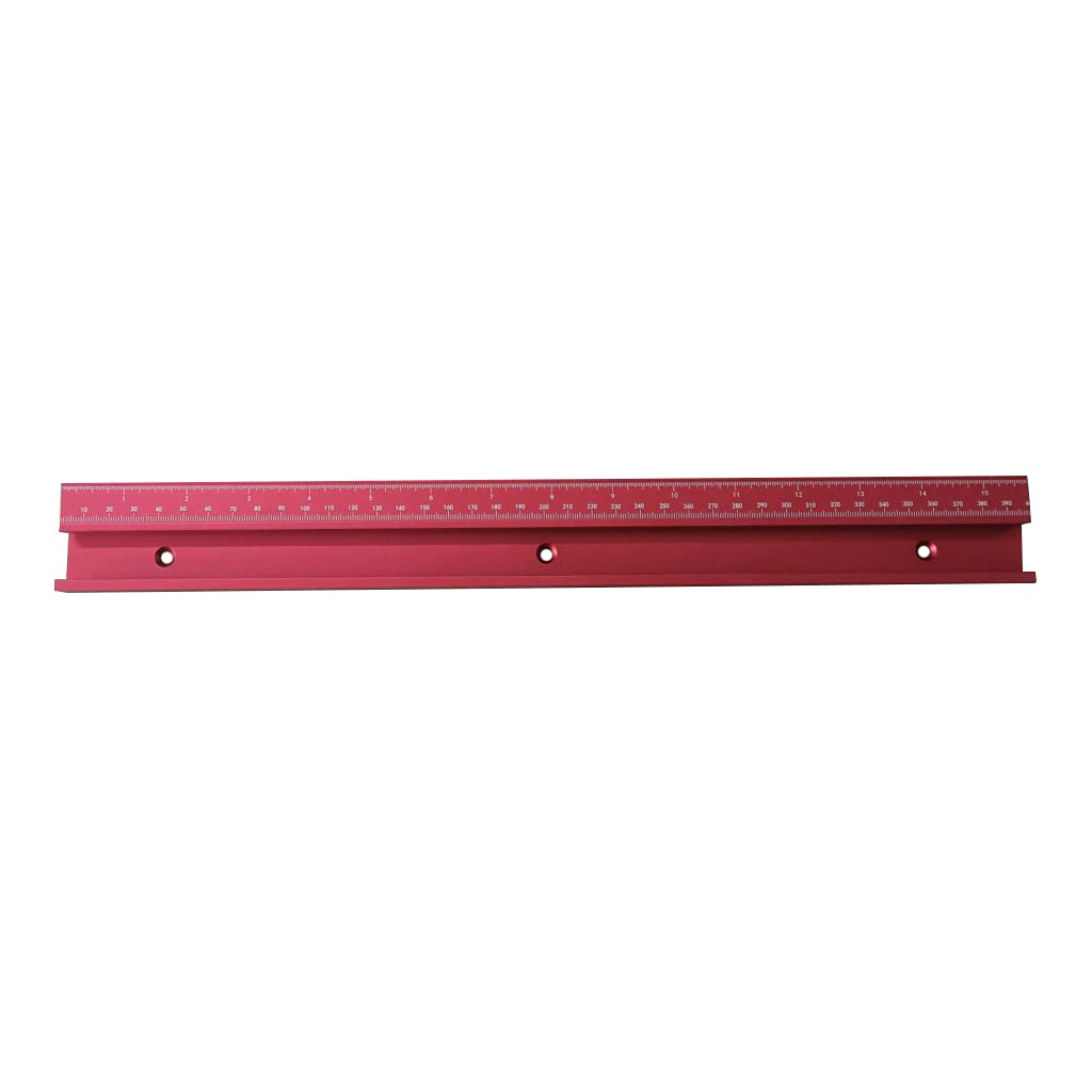 Kalttoy 400Mm For T Tracks With Intersection Kit For Woodworking Double-Cut Jig Profile T-Tracks With Predrilled Mounting Ho Slot Clamp