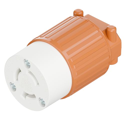 Nema L6-15R 15 A/250V 2�� 3���C���[ �H�ƃO���[�h���b�N���X���Z�v�^�N���R�l�N�^�A�H�Ɨp�c�C�X�g���b�NL6-15 15�A���y�A 250�{���g AC�Ĕz���\�d���\�P�b�g���Ɣ��F