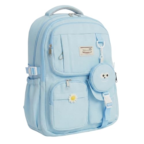 Image of 26Litre School Bag Water-Resistant Laptop& Travel Backpack - Unisex Large 19 Inches Multipurpose Travel Backpack for Boys & Girls, Men & Women