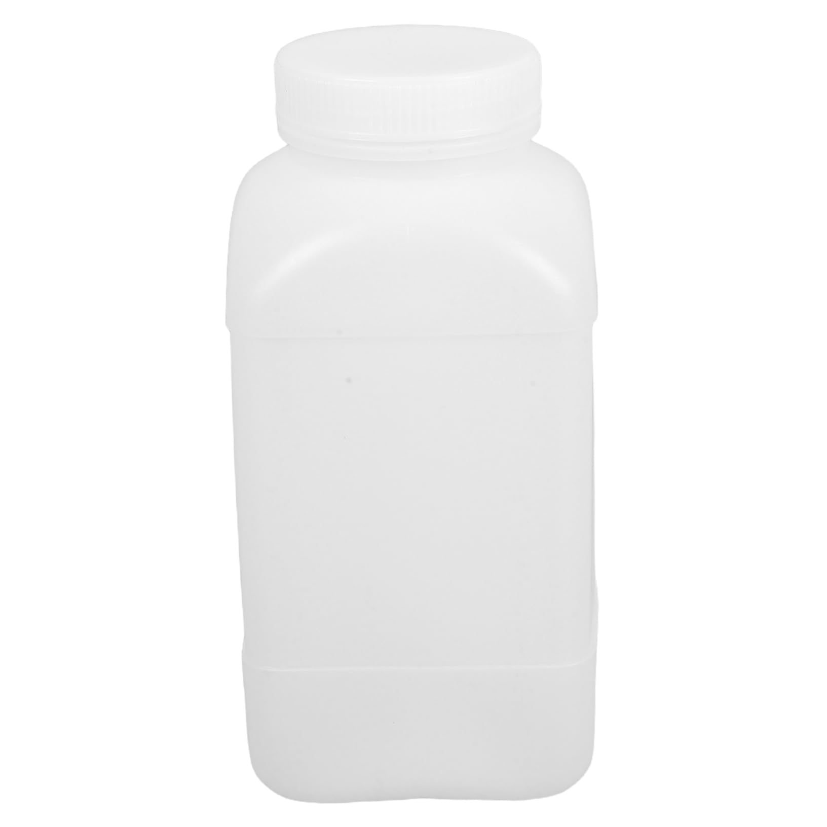 FUNOMOCYA 1000ml Wide Mouth Reagent Storage Bottles Plastic Lab Bottles Seal Cap for Chemistry Hospital Industrial Uses