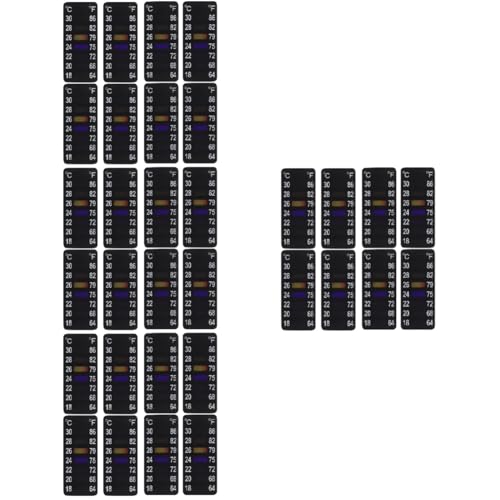 KICHOUSE 32pcs Adhesive Thermometer Strips for Fermentation Accurate Temperature Monitoring for Brewing and Wine Making for Homebrewers and Baking Enthusiasts