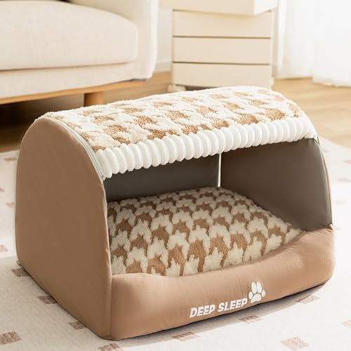 JEJIET ���n�E�X �y�b�g�n�E�X �h�[���^�x�b�h�� �x�b�h �~ ���� ���� �H�~�p �L�n�E�X ���x�b�g �y�b�g�x�b�h���^�� ��^�� ���􂦂� ���[�\ �ۉ��h�� �� �L �y�b�g�p�i (�J�[�L,M:45×35×30cm)