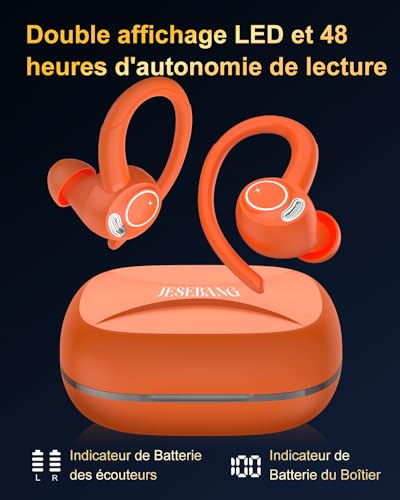 Oreillette Bluetooth running avec 40H d'autonomie pour vos entraînements - 6