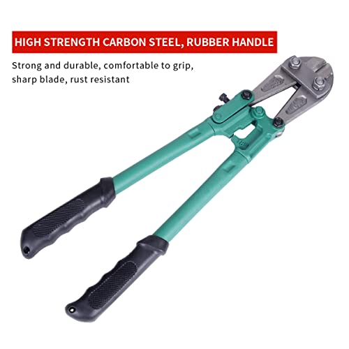 Escultora 2Pcs 18 8 Inch Alloy Steel Bolt Cutter, Lock Cutter With Rubber Handle, Wire Cutters For Chain, Barbed Wire, Lock, Cable Ties, Padlocks, Edge Banding, Box Spring #TOP1