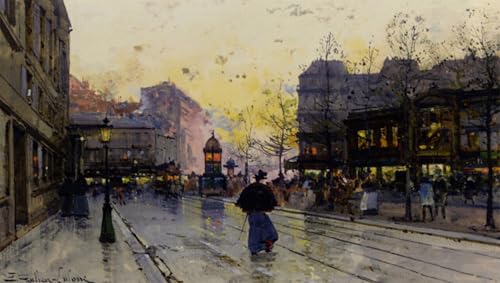 Tableaux Graffiti Art Mural Paris par Eugène Galien 60x90cm