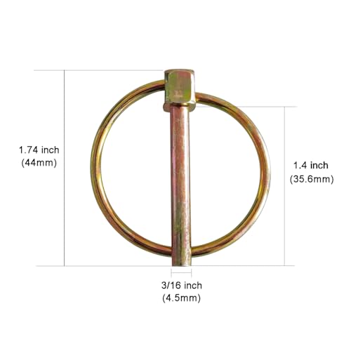 Xbdzr XBDZR1112 10 Pcs 3/16 Inch Linch Pin thumb #1