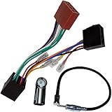 Aerzetix – C12066A - Kit de montage d'autoradio standard - faisceau alimentation - adaptateurs d'antenne