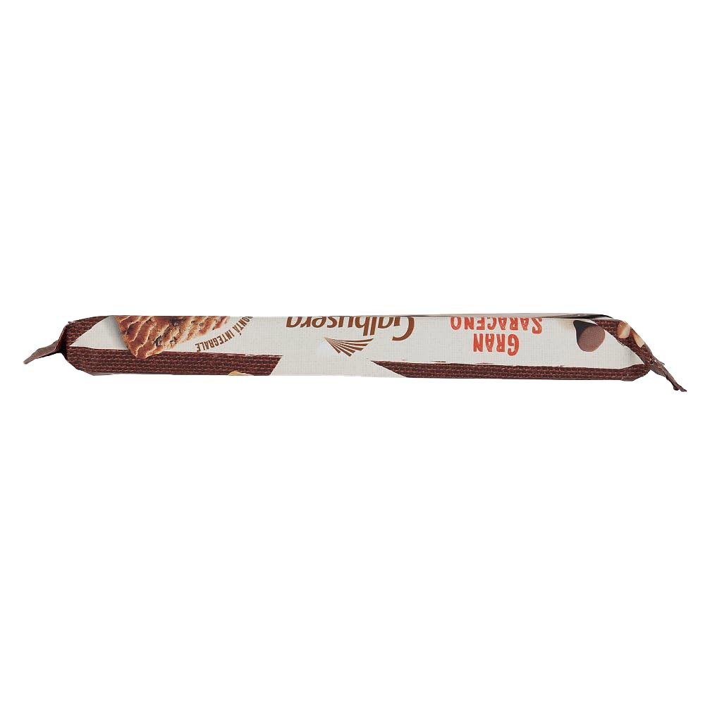 Galbusera Gran Saraceno Frollini Integrali con Gocce di Cioccolato, Zucchero di Canna e Grano Saraceno 260g [BOX da 8 Confezioni]
