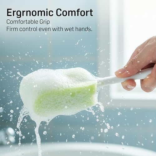Image of Pigeon Bottle Cleaning Sponge Brush | Baby Bottle Cleaner