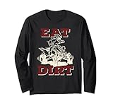 Eat Dirt - Cool ATV Quadfahrer Geschenk Quad Langarmshirt