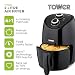 Tower T17087 Vortx Compact Air Fryer with Rapid Air Circulation, 30-Minute Timer, 2L, 1000W, Black