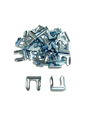 The Stop Shop Zilver Zinc Flex Hose Retaining Clips (Pack of 50)