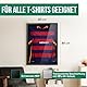 Avalo Objektrahmen - Einrahmung Fußballtrikot - 3D Box Frame - 60x80 CM - Schwarz - Deep Frame - Trikot Einrahmung in Bilderrahmen