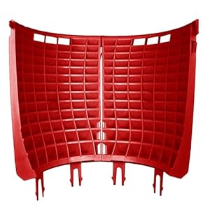 DETAIL GUARDZ Dirt Lock Scrub Wall 180/360 – Accesorio para tabla de lavado y bloqueo de suciedad, filtro de cubo, herramienta de limpieza vertical para cepillos, guantes (rojo)