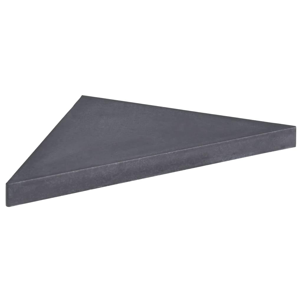 SKM Umbrella Weight Plate Black Granite Square 15 kg (Weight-28KG)