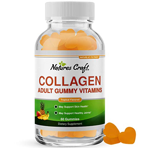 Hydrolyzed Collagen Hair Growth Gummies - Hair Skin and Nails Vitamins with Collagen for Hair Loss Nail Health and Growth and Joint Support - Gummy Hair Vitamins for Women and Men - Collagen Gummies