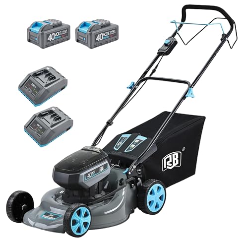RB 80V Battery Power Lawn Mower 18” Cordless 7...