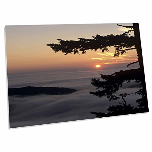 3dRose WA, Olympic National Park, Sunrise Over Hurricane Ridge