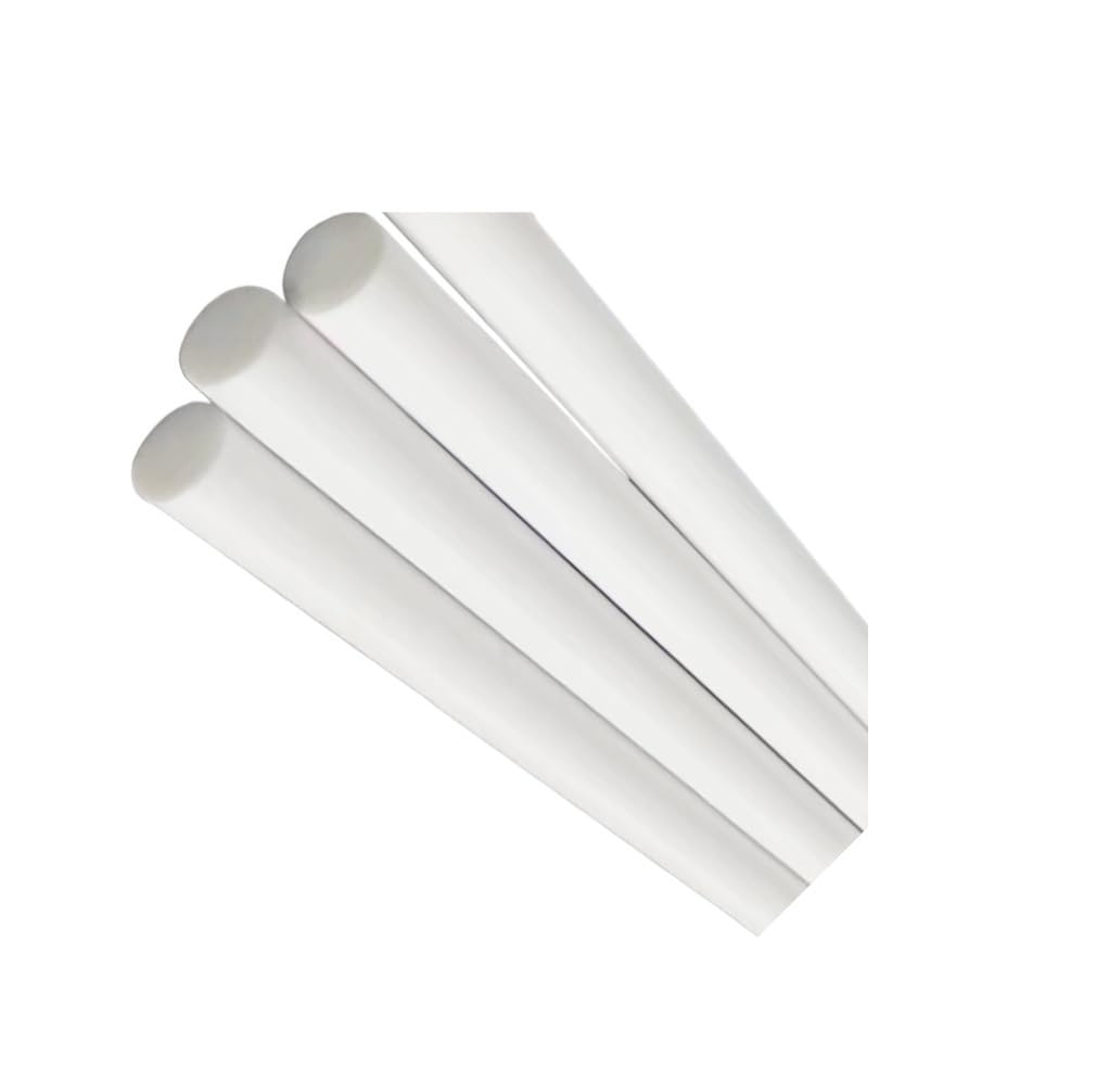Opakowanie 2 białych prętów PTFE Średnica 5–7 mm Długość 500 mm Elektronika Inżynieria mechaniczna(7mm)
