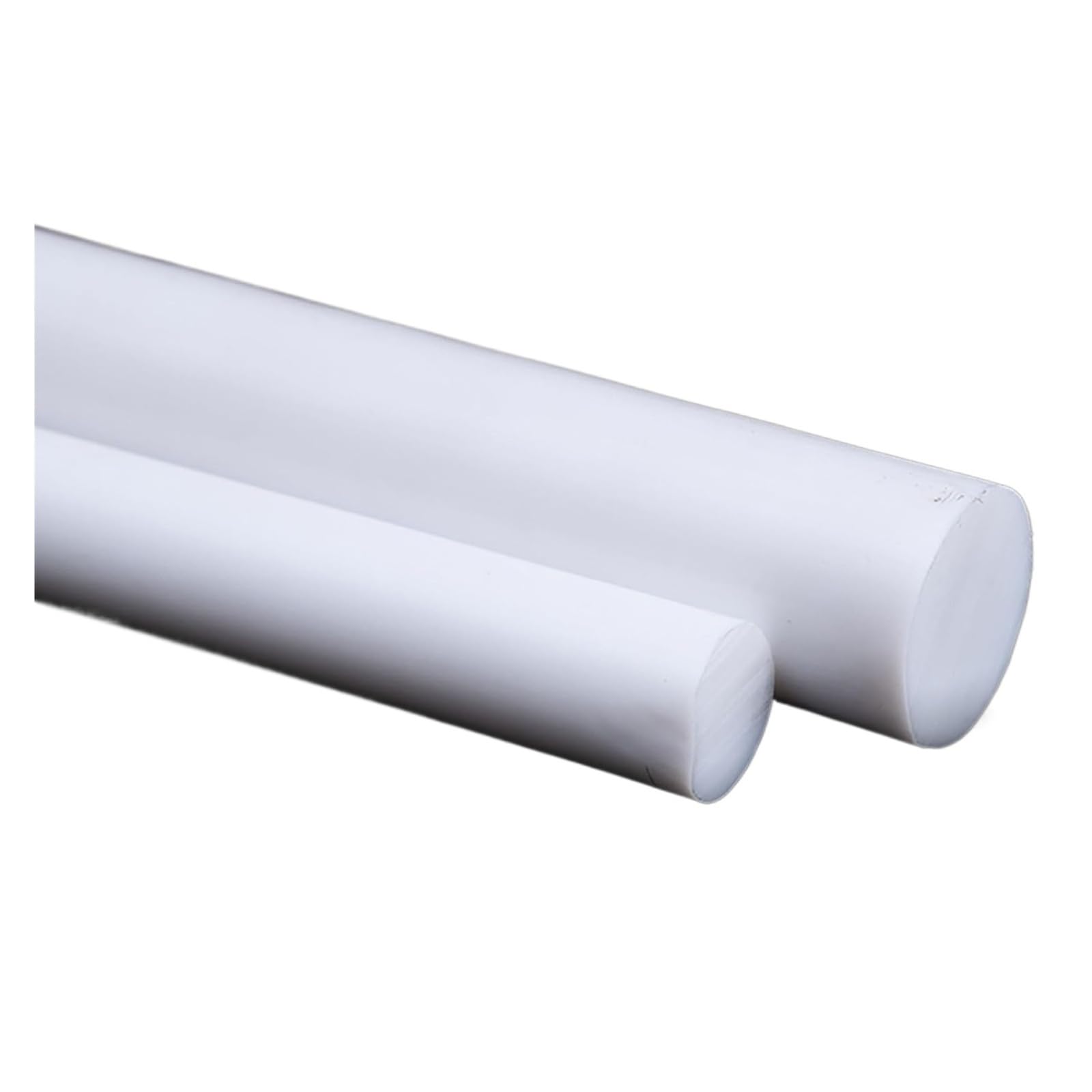 PTFE-Stab 100 cm, Teflon-Rundstab, weiß, massiver Kunststoff, bearbeitbar, chemikalienbeständig, antihaftbeschichtet, for industrielle Heimwerkerprojekte.(28mm)