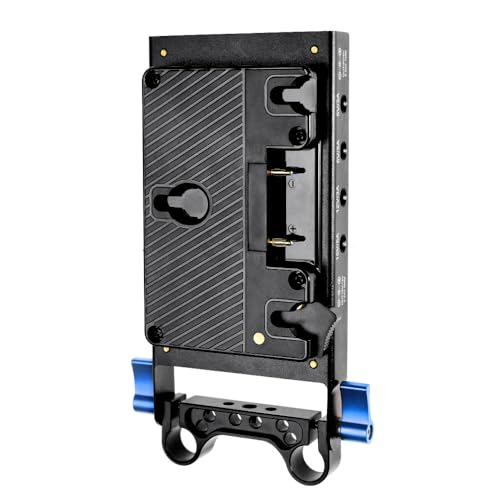 Pince à tige dorée 15 mm Alvins résout l'alimentation de votre appareil photo et lumière LED