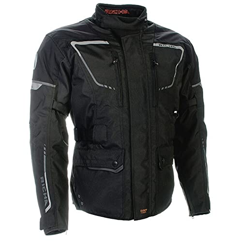 Richa Phantom 2 waterproof Ladies Motorcycle Textile Jacket, black, M