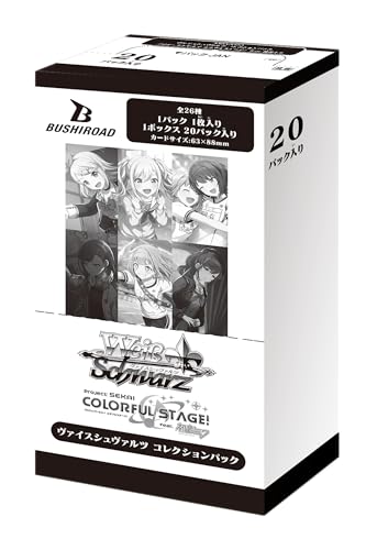 Bushiroad Weiss Schwarz Collection Pack Project Sekai Colorful Stage! feat. Hatsune Miku Box: 20 Packs (1 Pack = 1 Card)