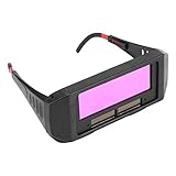 Welding Glasses, Solar Auto Darkening Welding Goggles, Welding Glasses Goggle TIG MIG Goggles Welder Eyes Glasses, Protective Safety Welder Helmet Anti-Flog Anti-glare Goggles with Adjustable Strap